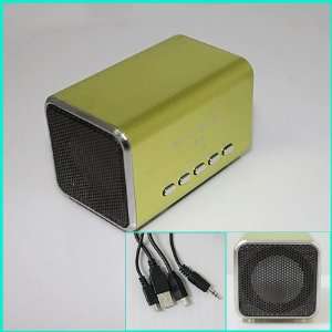  3.5 mm USB Audio Mini Sound Box Speaker GB V201GR 