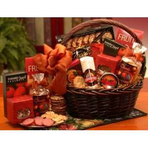  A Grand World of Thanks Gourment Gft Basket Patio, Lawn 