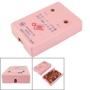   Pink Plastic Telephone Line Junction Box 2 Way Splitter Electronics