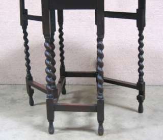 Antique Gateleg Occasional Side End Table  