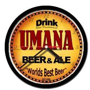  UMANA beer and ale cerveza wall clock 