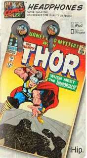 Marvel Comics Mighty Thor Ear Buds Headphones Ipod NIP  