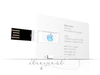 Business Name Card 16GB USB Flash Drive Steve Jobs  