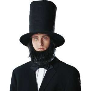  Abraham Lincoln Costume Hat With Beard Toys & Games