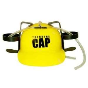    2 Can Thinking Cap Beer Drinking Hard Hat 