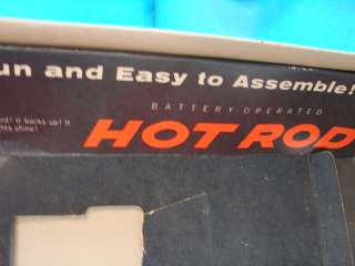 Vintage Ungar Hot Rod Model Car + Original Box Kit Electric Toy 