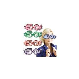  50 Glitter Foil Glasses