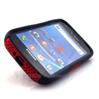 Red Black APEX Dual Layer Gel Hard Case Samsung Galaxy S2 Hercules 