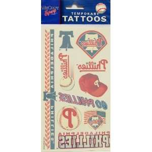  Philadelphia Phillies Official Logo Tattoo Sheet Sports 