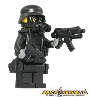 LEGO Custom Minifigure Swat 3 Pack Set w/ Brickarms  