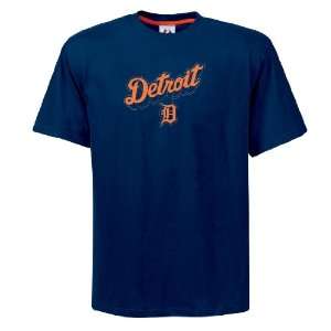  Detroit Tigers Attitude Embroidered MLB T Shirt Sports 