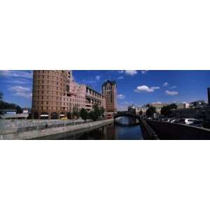  Buildings at the Riverside, Moskva River, Moscow, Russia 