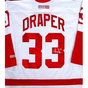  Kris Draper autographed Hockey Jersey (Detroit Red Wings 