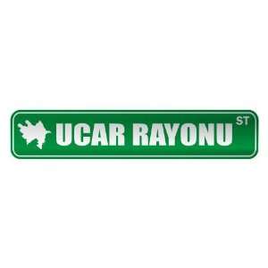   UCAR RAYONU ST  STREET SIGN CITY AZERBAIJAN