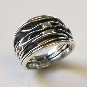   Design Ring 92.5sterling Silver Size Us10 Uk  T 