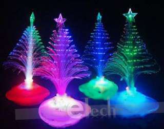 NEW Colorful Christmas Tree Fiber Optic Night Light Xmas  