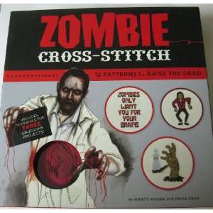  Zombie Cross Stitch Kit 12 Patterns Arts, Crafts & Sewing