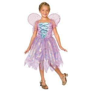 Lets Party By Time AD Inc. Light Up Coral Fairy Child Costume / Purple 