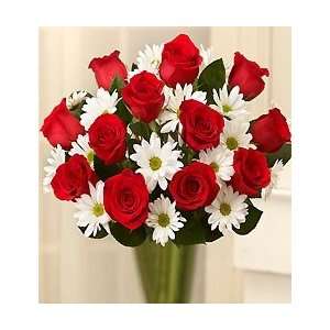  Fair Trade Red Roses & White Daisies  Grocery & Gourmet