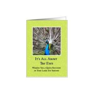  Lasik Eye Surgery   Quick Recovery   Peacock Eyes Card 