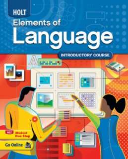 Holt Mcdougal Elements Of Language Introductory Course Homeschool 
