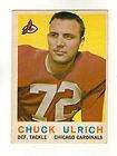 1959 Topps 57 Chuck Ulrich PSA 7 Chicago Cardinals  