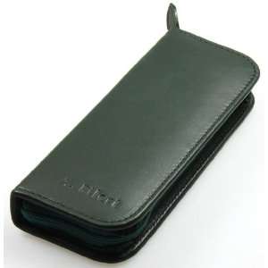  Lucrin   Case 3 Zipped pen   smooth cow leather   Black 