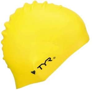  TYR Wrinkle free Silicon Swim Cap Yellow MS0026 Sports 