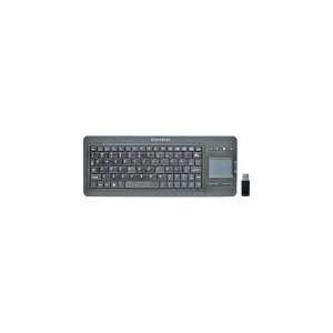 Black 2.4Ghz Wireless Mini Smart Touch Keyboard Quiet Type Technology 