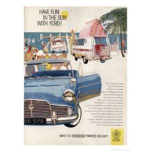  Have Fun with Ford in the Sun Giclee Poster Print, 18x24 