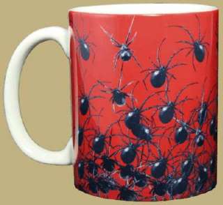 Arachnophobia NEW Ceramic Mug Spider Cup Black Widow  