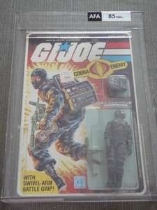 VINTAGE GI JOE ARAH 1984 FIREFLY 32 BACK PEACH AFA 85  