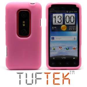  TUF TEK Pink Soft Silicone / Gel / Rubber Skin Cover Case 