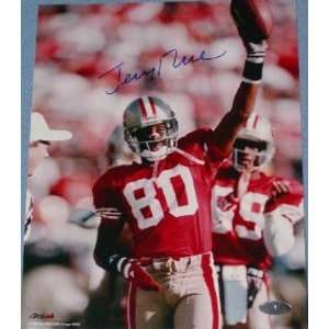 Jerry Rice Autographed Picture   San Francisco 49ers8x10 Steiner 