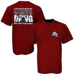 Mississippi State Bulldogs Maroon Youth Beware of the Dawg T shirt 