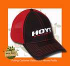 NEW 2012 Hoyt Red and Black Mesh Back shooter Cap Hat