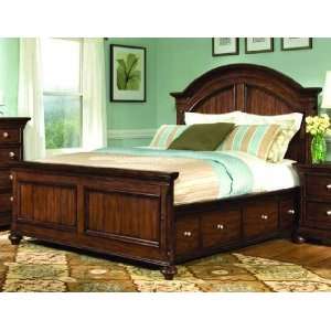  Canyon Creek Queen Panel Bed w/2 Storage Units by Legacy 