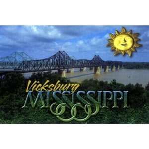   Postcard Ms340 Vicksburg Twin Bridge Case Pack 750