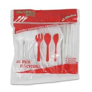   Choice Spoon Knife Fork 51 Count Case Pack 24
