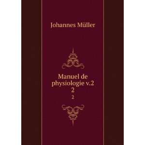  Manuel de physiologie v.2. 1 Johannes MÃ¼ller Books