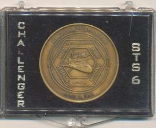 Challenger STS 6 April 4, 1983 Commemorative Coin Medallion  