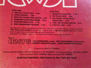 The Doors Waiting For The Sun, VG Elektra tan/gold Jim Morrison/ 3rd 