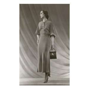 Twenties Mannequin with Purse Giclee Poster Print 