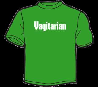 VAGITARIAN T Shirt MENS funny vintage offensive rude  