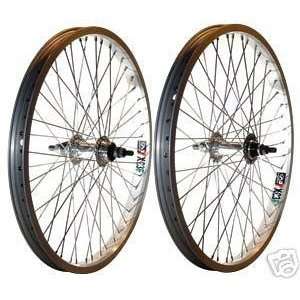 Alex Alloy BMX Wheelset 3/8 Axle 20 x 1.7  Sports 