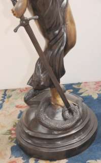 4ft Bronze Statue Lady Justice Roman Goddess Blind  