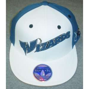  Washington Wizards 210 Fitted Flat Brim Flex Adidas Hat 