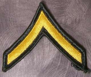 Embroidered Military Patch Army E2 Private insignia NEW  