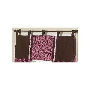  Pink and Brown Bella Window Valance by JoJo Designs Baby