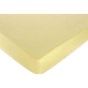   Zone Fitted Crib Sheet   Solid Yellow by JoJo Designs Yellow Baby